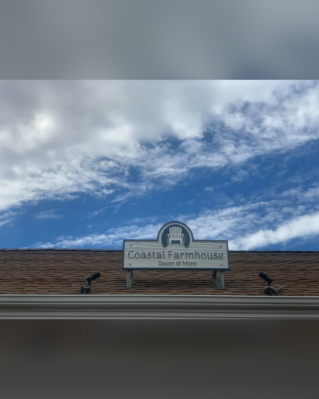 Finished commercial sign
