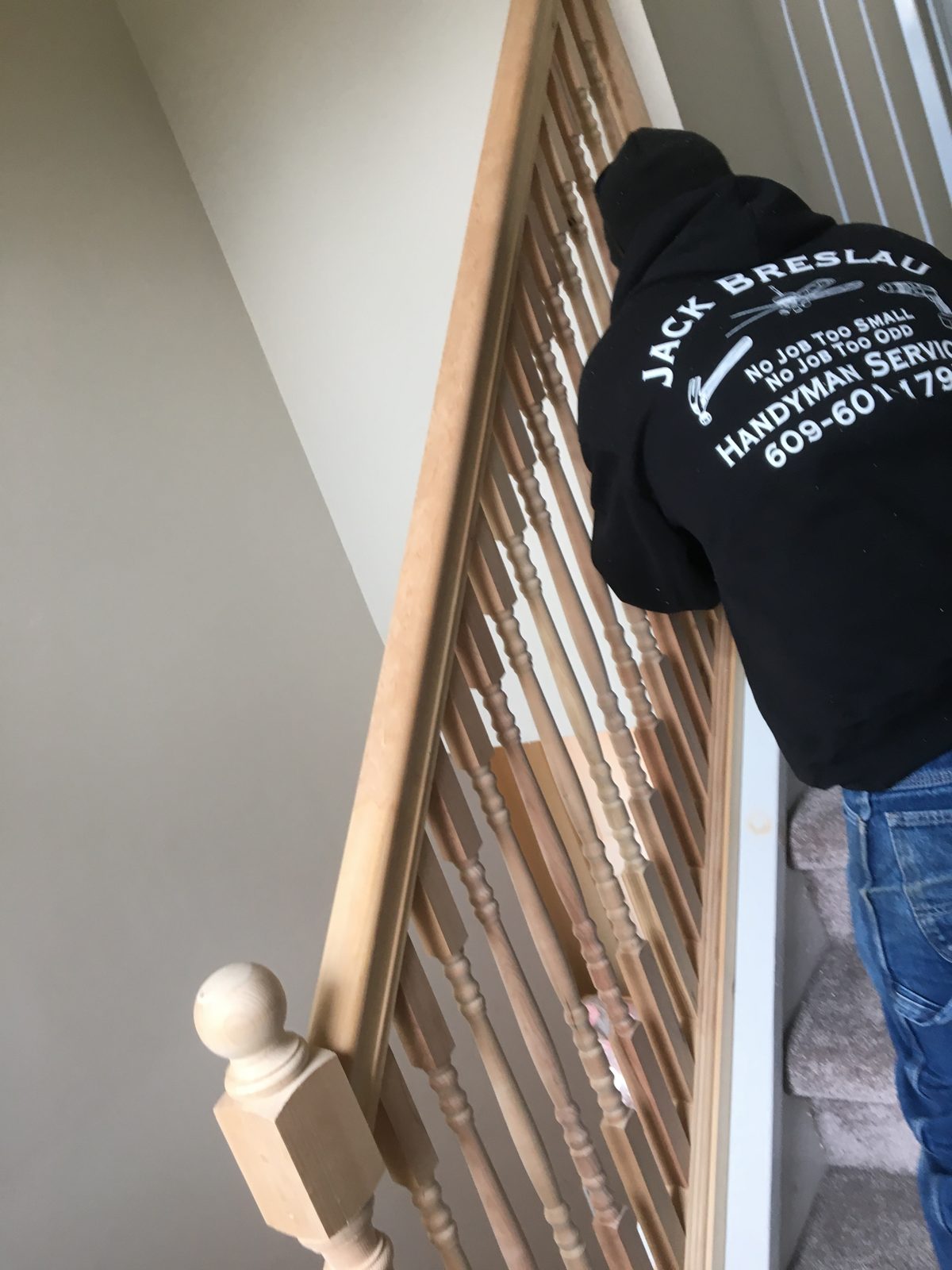 Custom stair railing